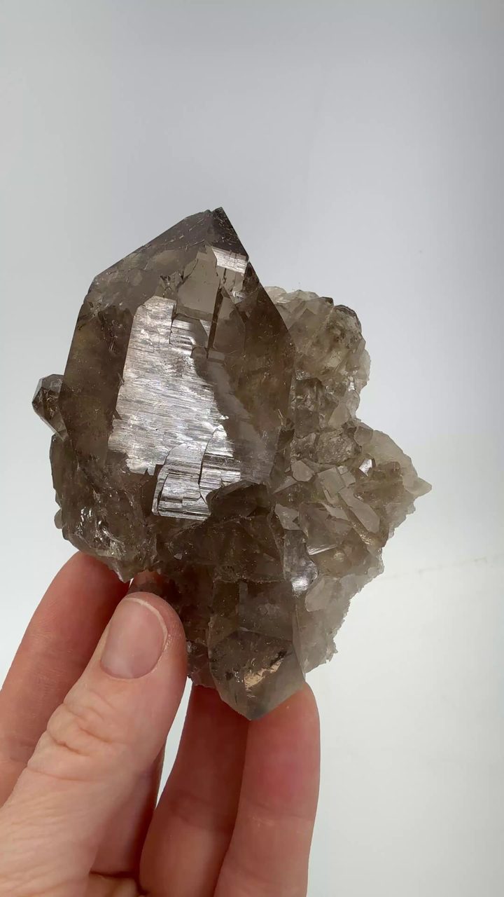 Smoky Quartz var. Gwindel from Mont Blanc TF3350