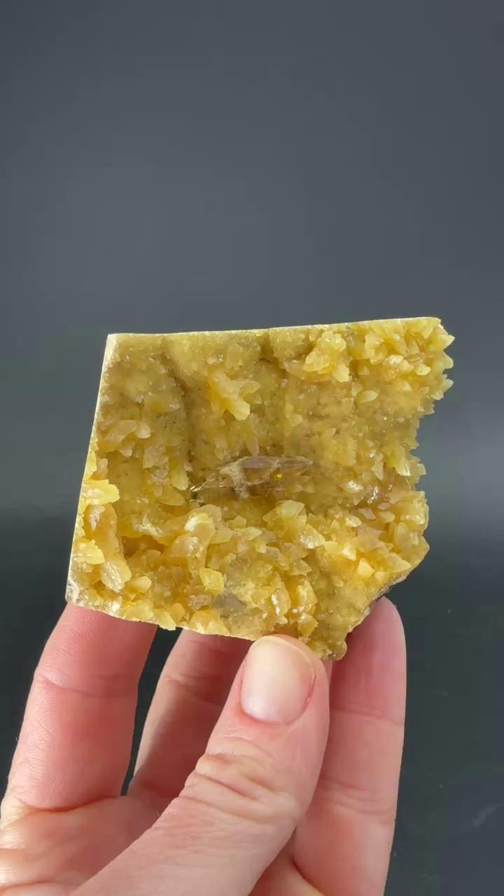 Barite on Calcite from Elk Creek DX462