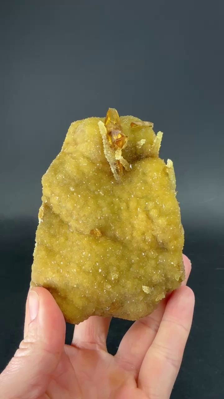 Barite on Calcite from Elk Creek DX467