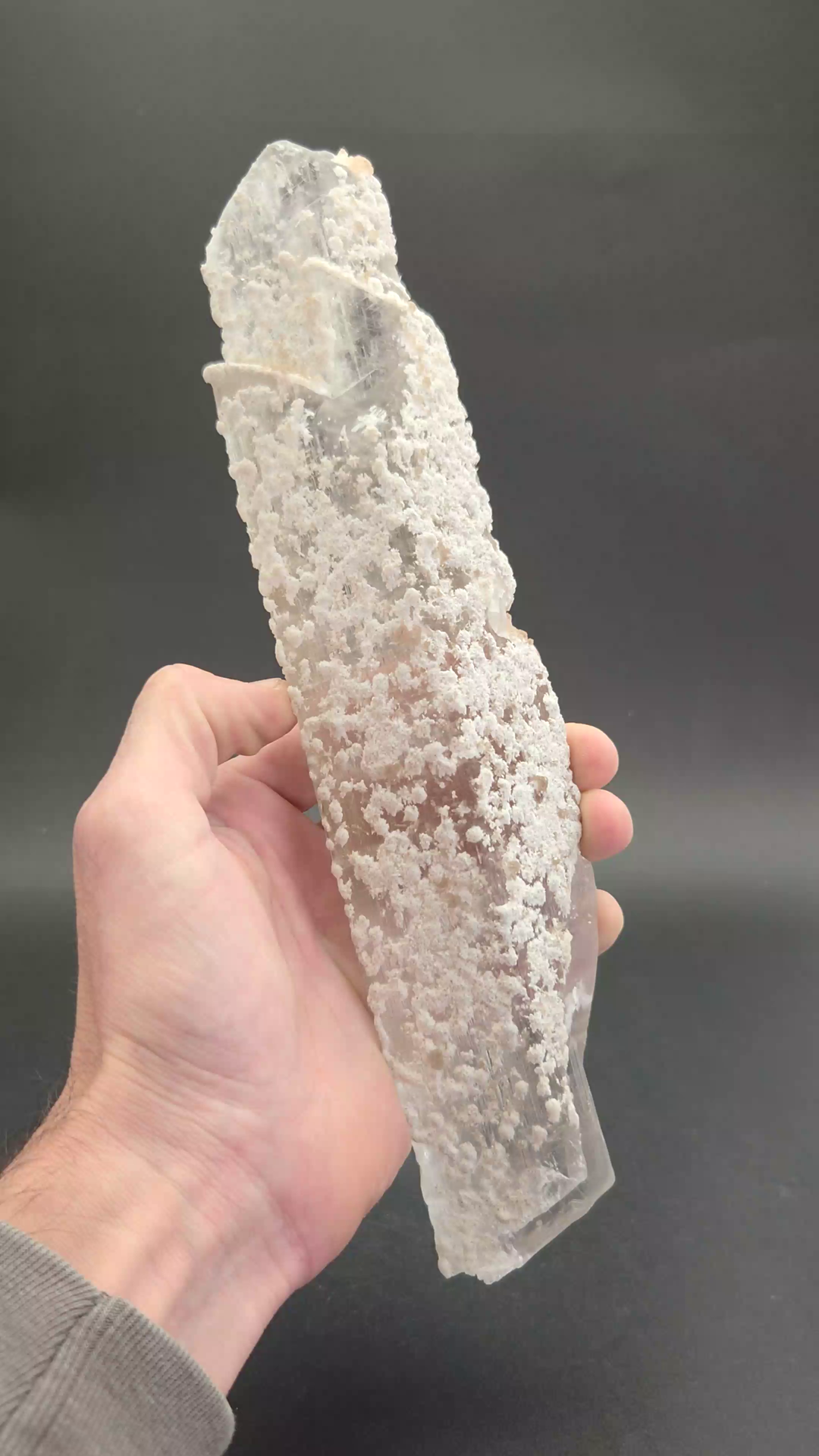 Selenite with Hydrozincite from Mexico DX5004