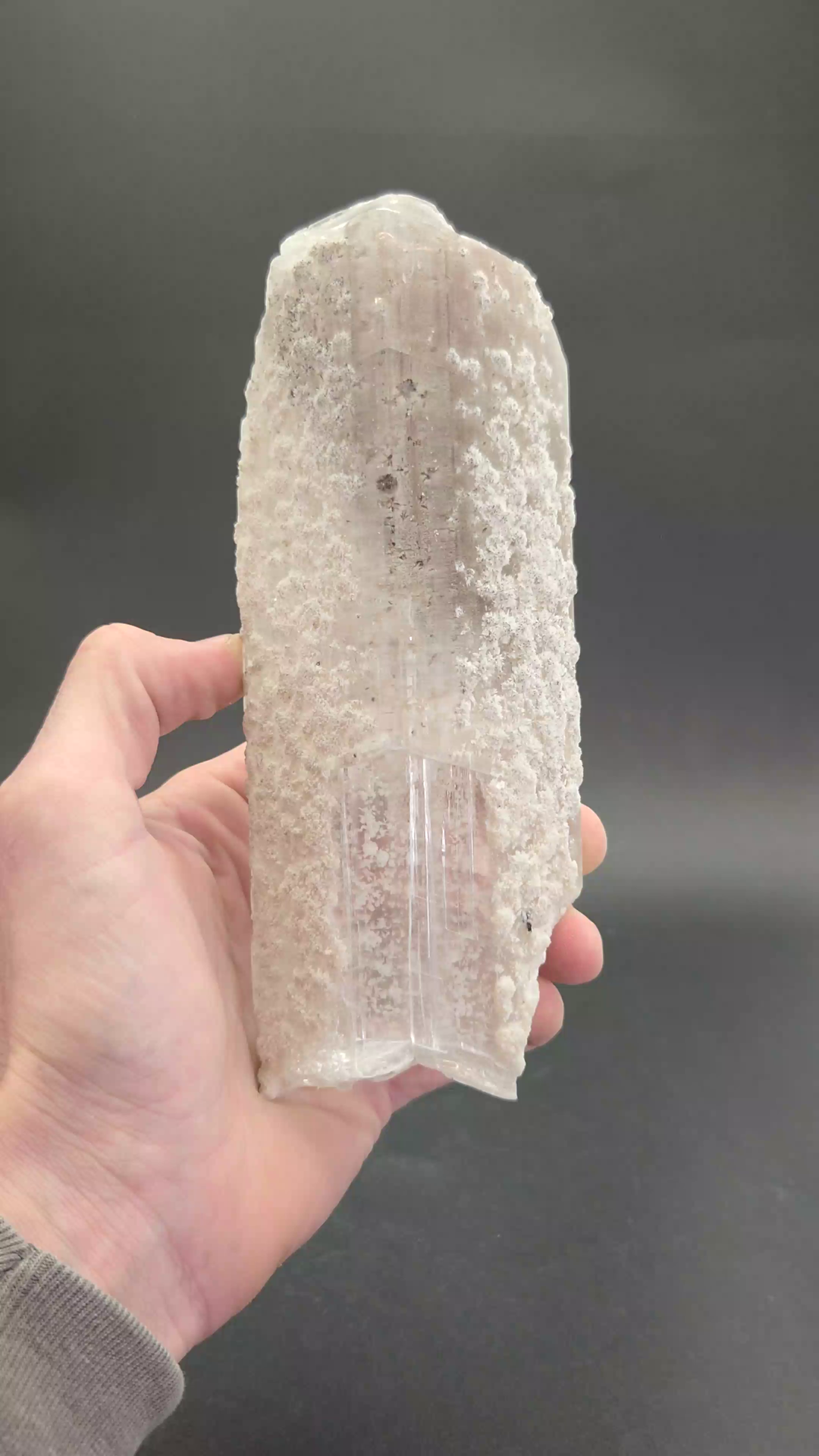 Selenite with Hydrozincite from Mexico DX869