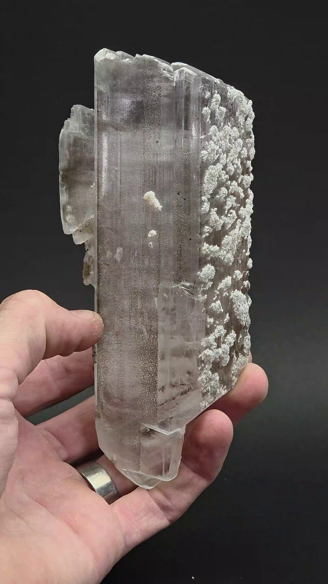 Selenite with Hydrozincite from Mexico DX877