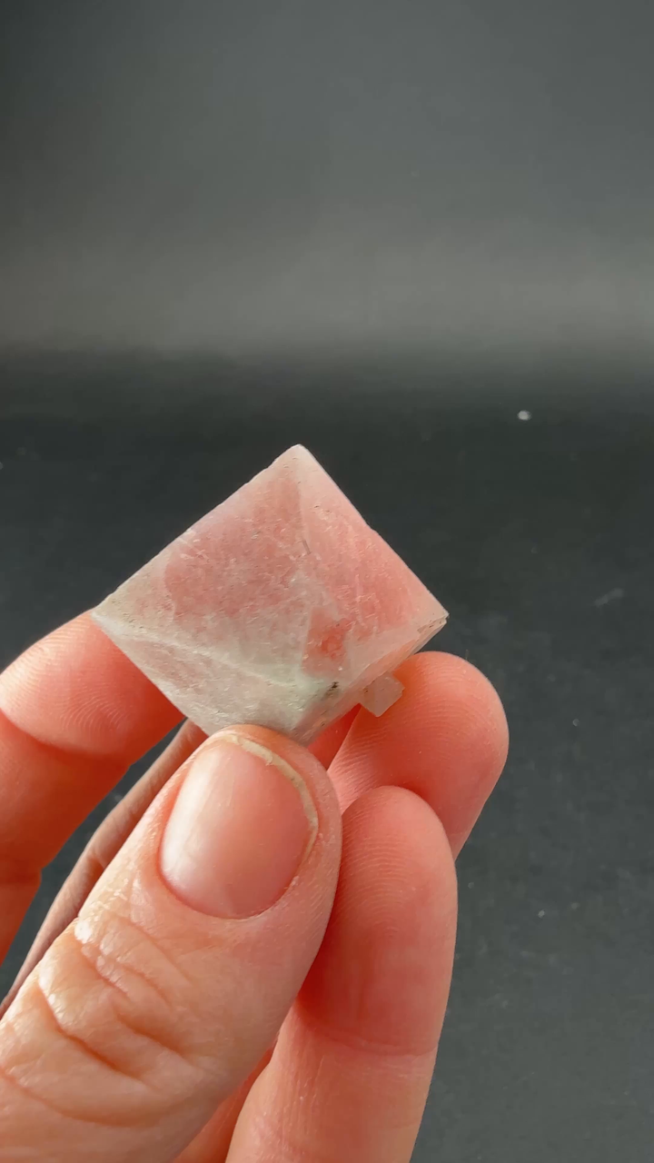 Octahedral Pink Fluorite with Bissolite from Inner Mongolia TD1923