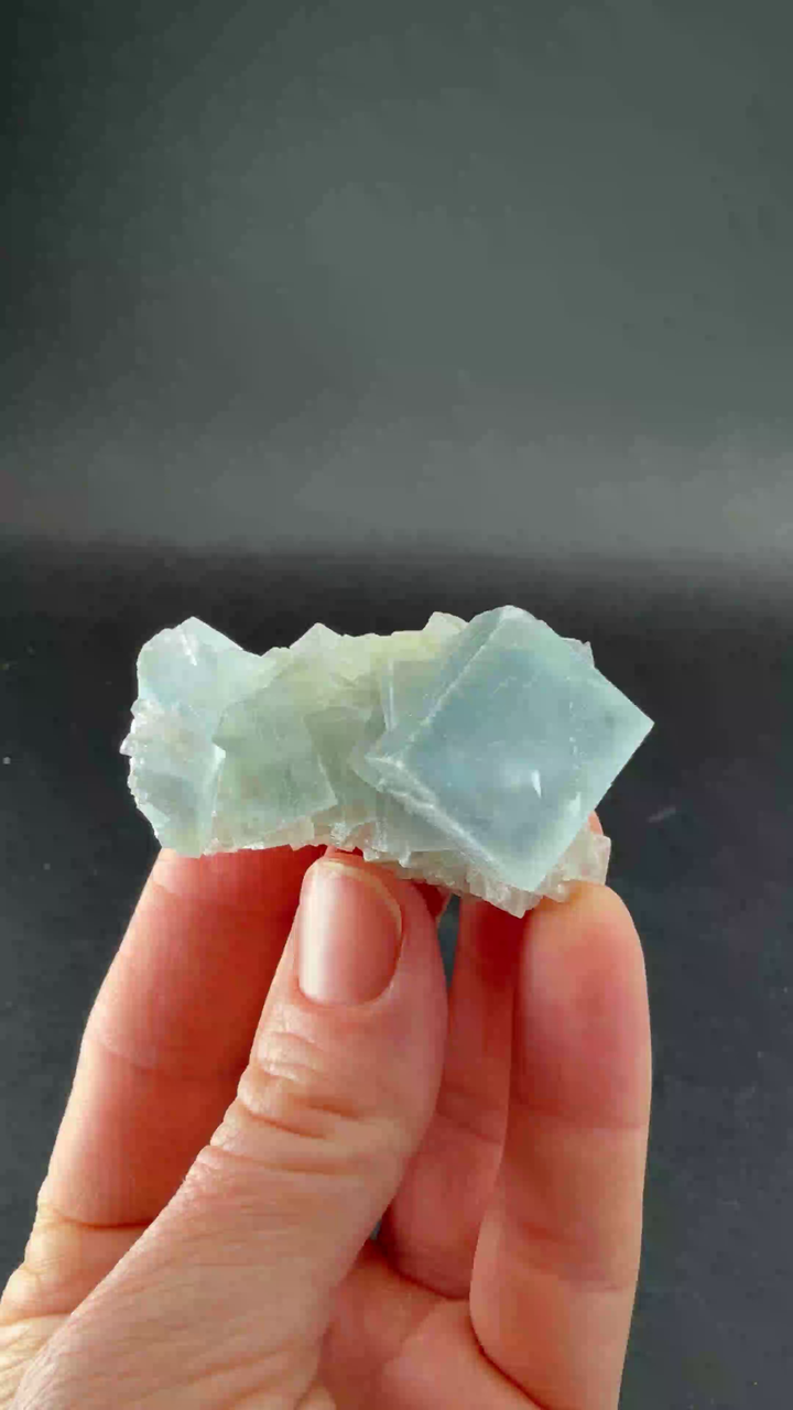 Blue Fluorite from Sicily, Italy TD2055