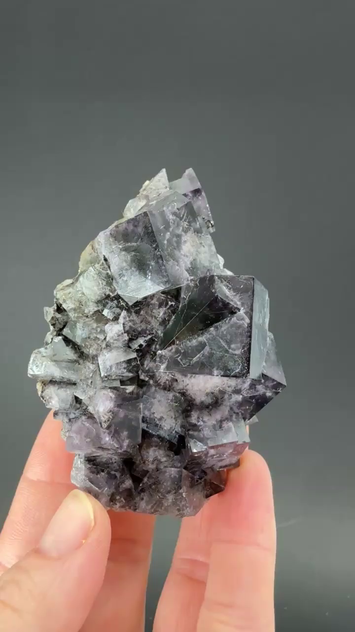Purple Rain Pocket Fluorite Specimen