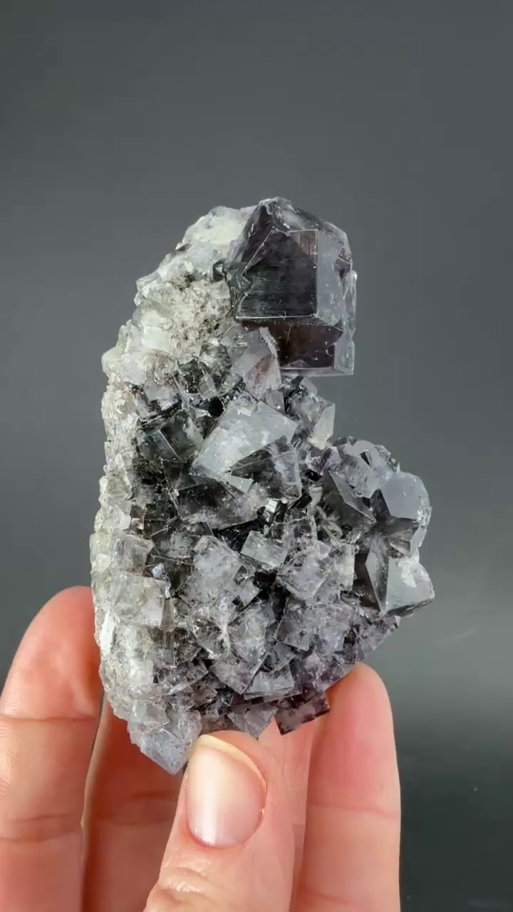 Purple Rain Pocket Fluorite Specimen