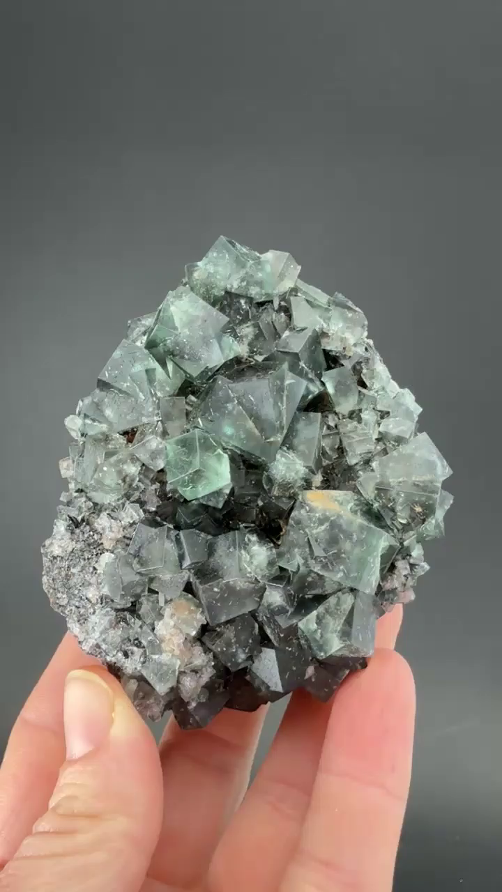 Purple Rain Pocket Fluorite Specimen