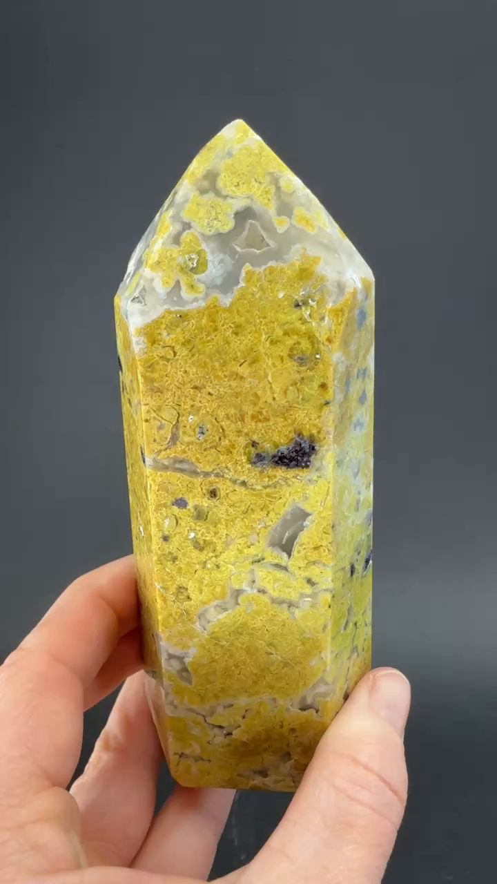 5" Green Opal Tower