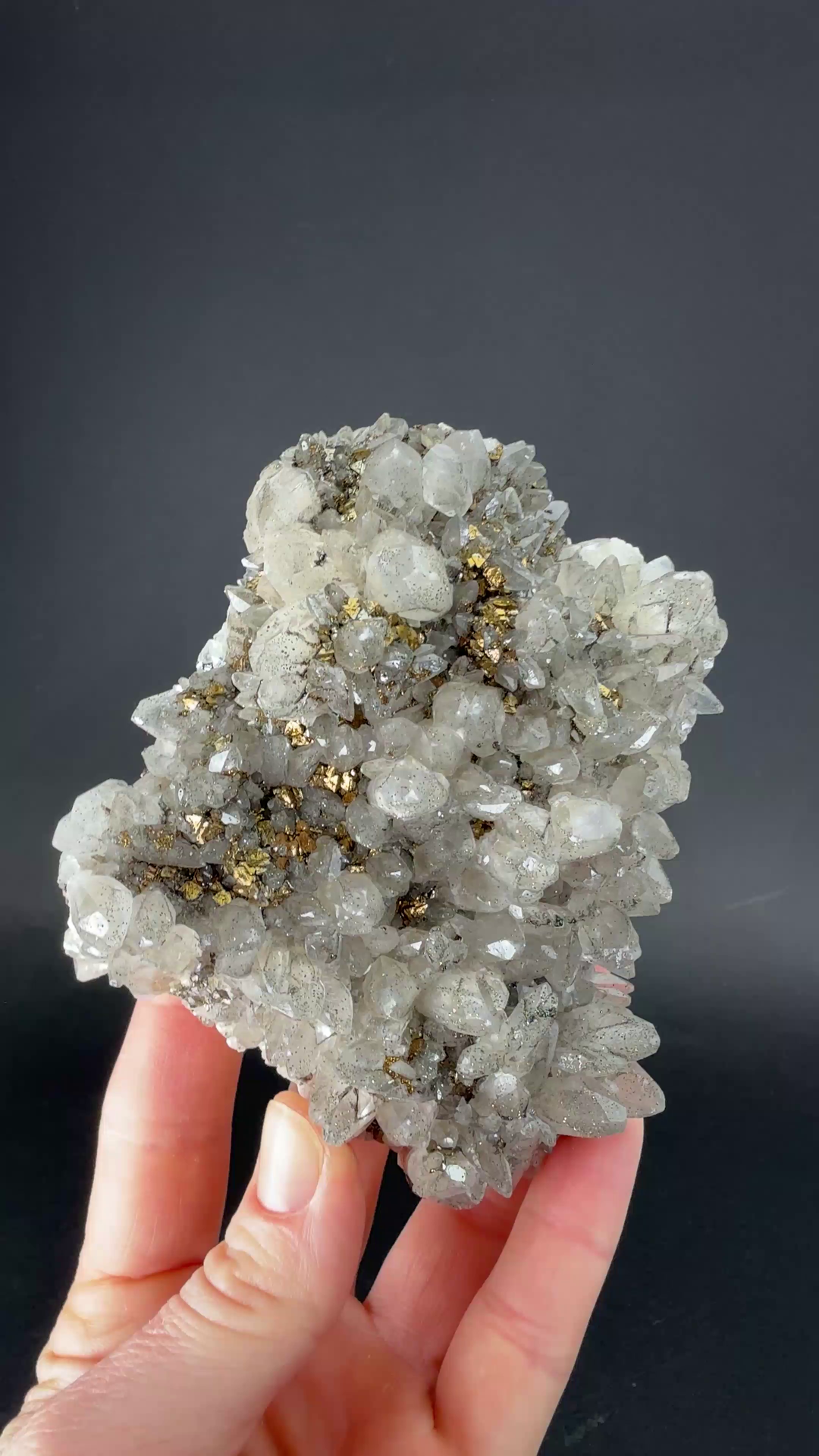 Calcite and Chalcoyprite from Kazakhstan TF1015