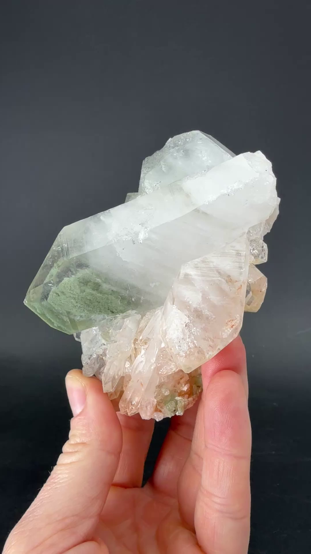 Quartz with Chlorite Inclusions from Pakistan TF1822
