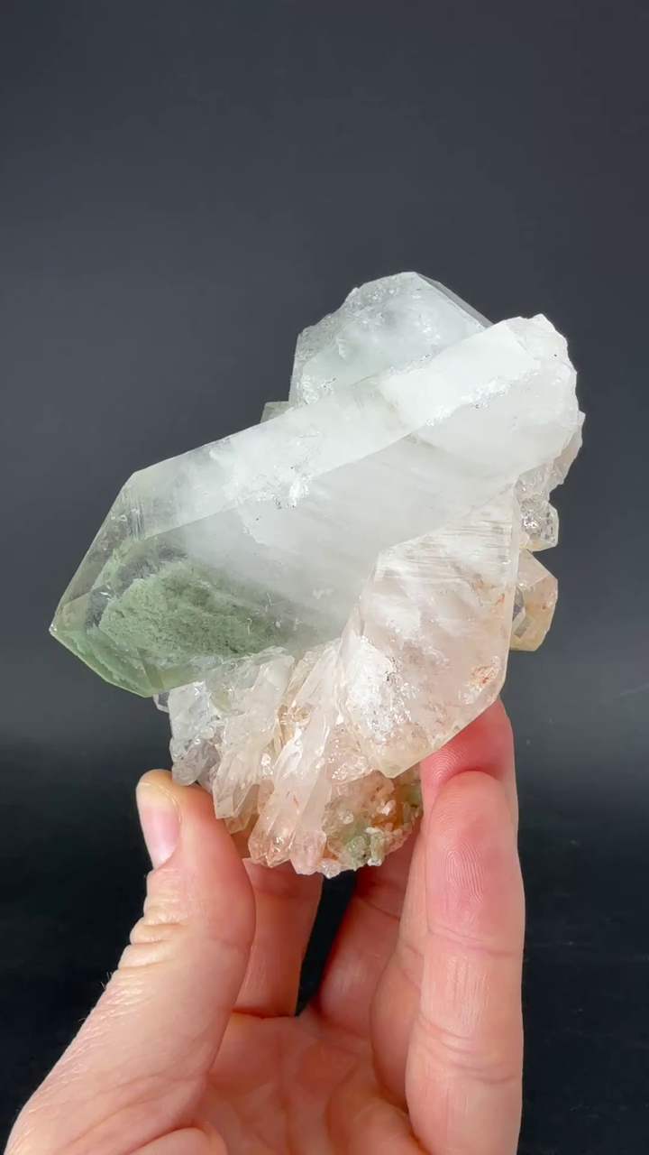 Quartz with Chlorite Inclusions from Pakistan TF1822
