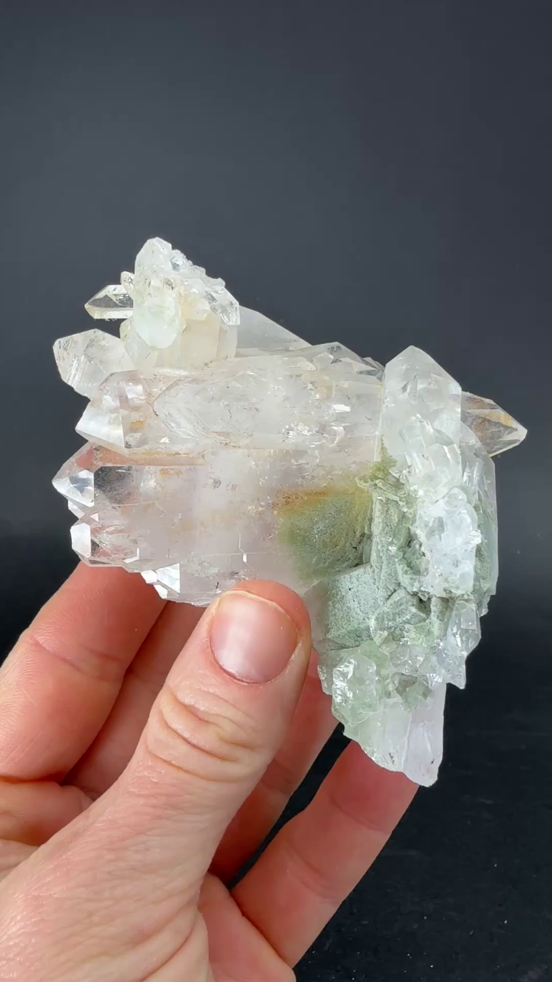 Quartz with Chlorite Inclusions from Pakistan TF1858