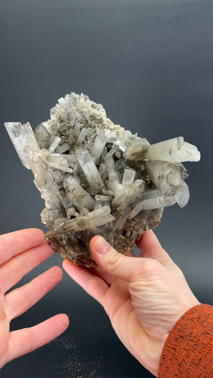 Gypsum Selenite Cluster from Tuscany, Italy TF1982