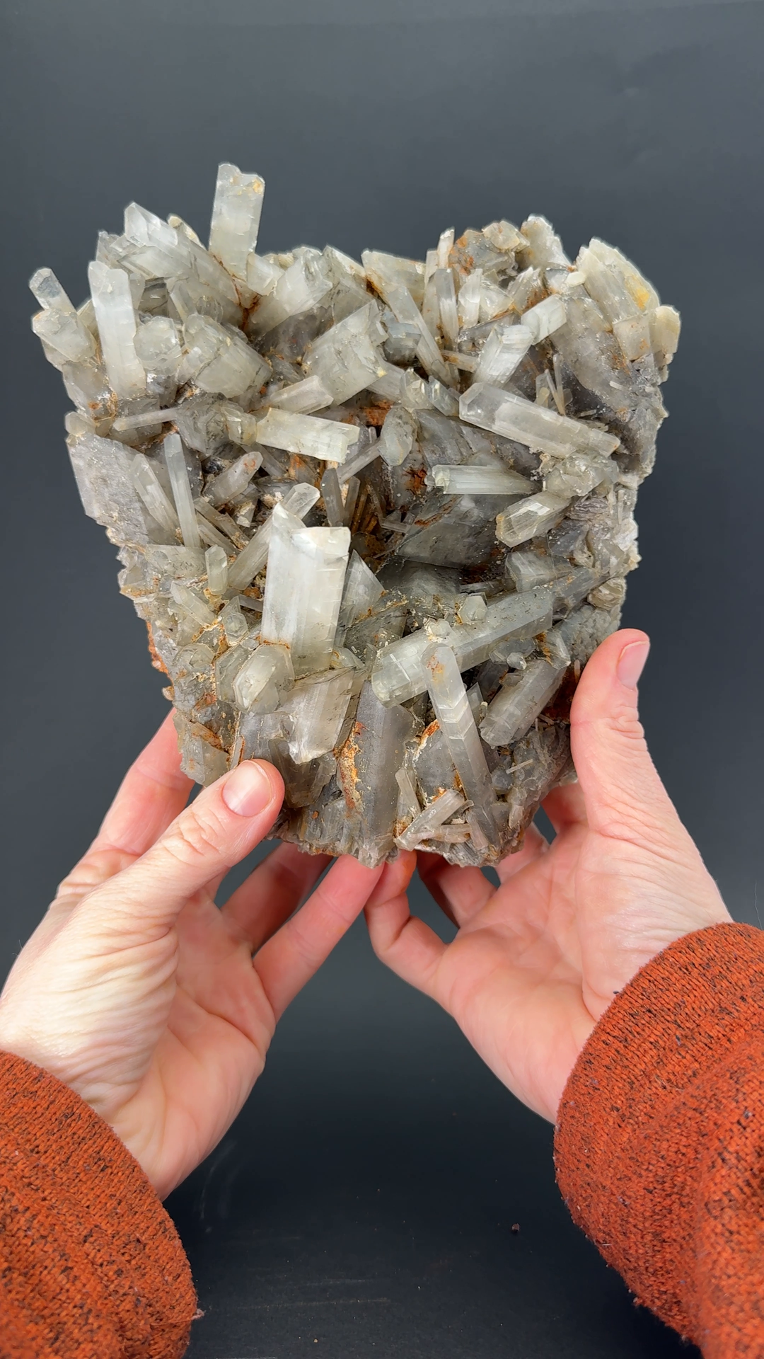 Gypsum Selenite Cluster from Tuscany, Italy TF1983