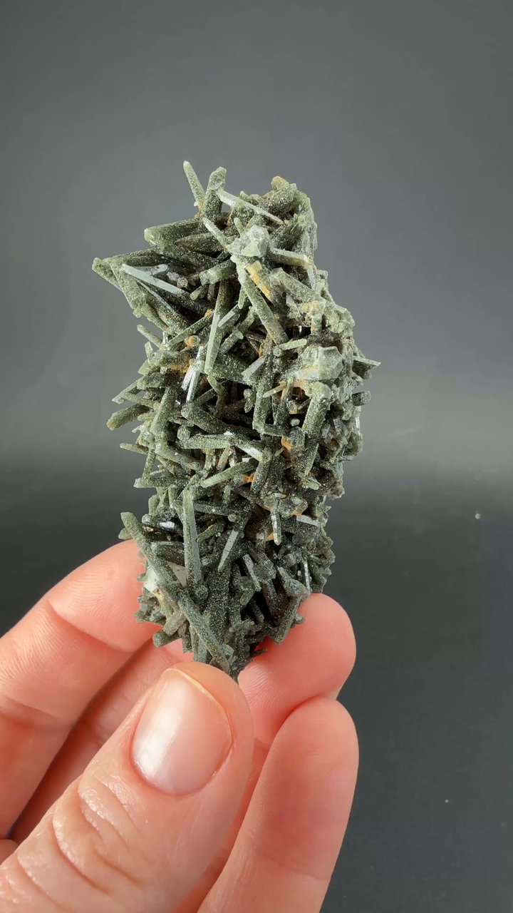 Chlorite Included Quartz Cluster from Mt. Ganesh, Nepal TF2170