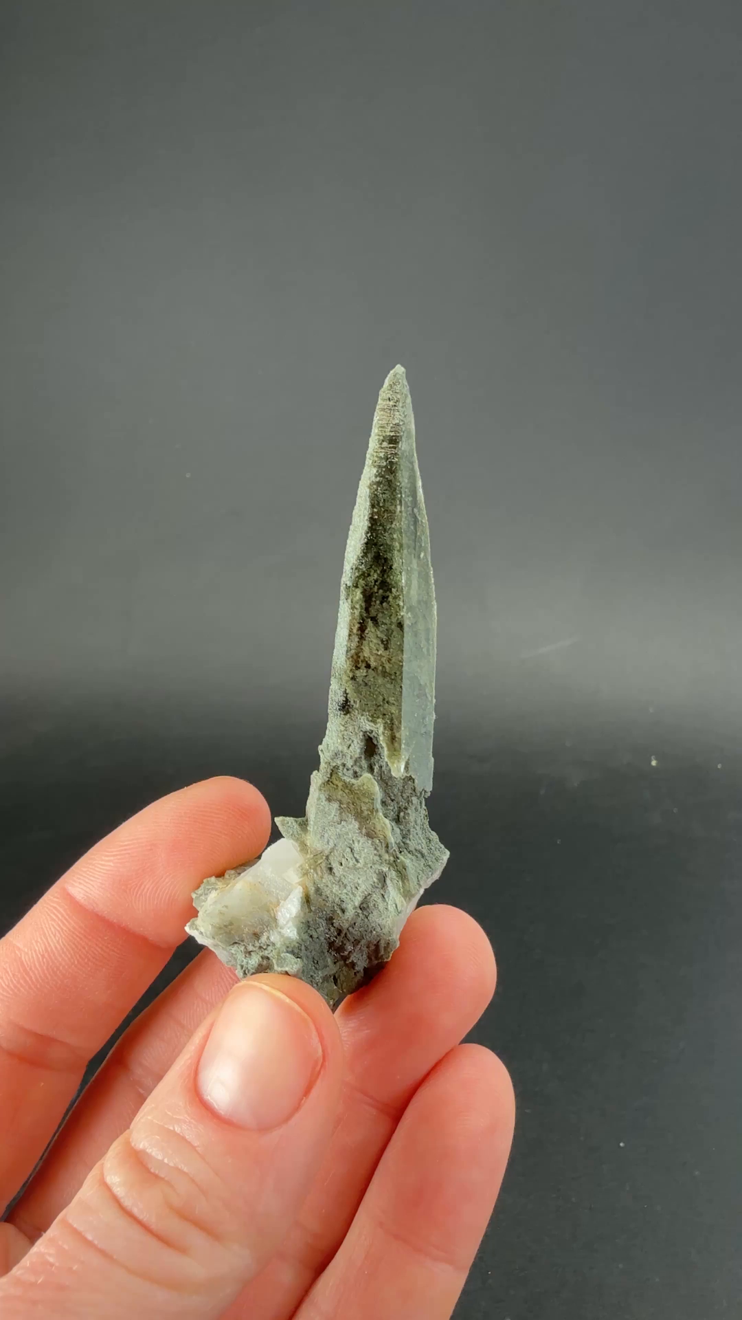 Chlorite Included Quartz from Mt. Ganesh, Nepal TF2184