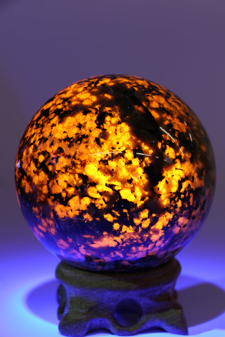 2.5" Russian Sodalite Sphere - UV Reactive TF2291