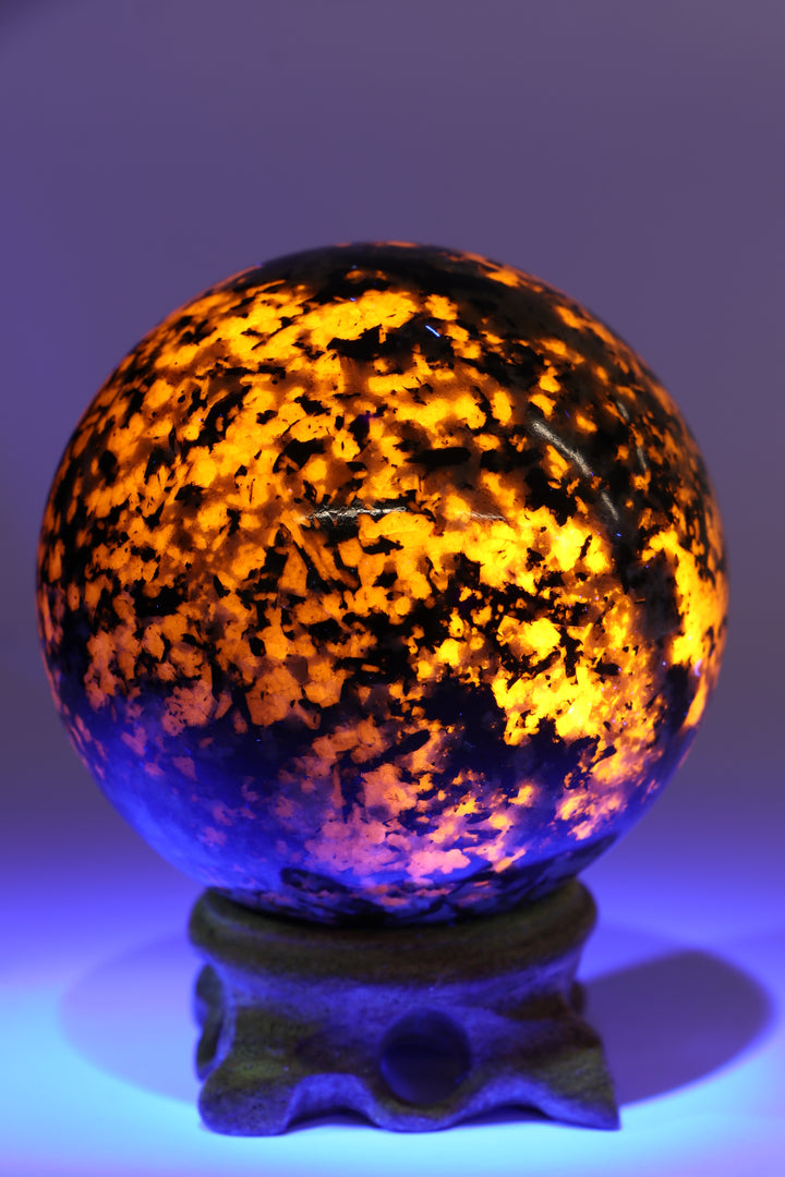 2.6" Russian Sodalite Sphere - UV Reactive TF2292