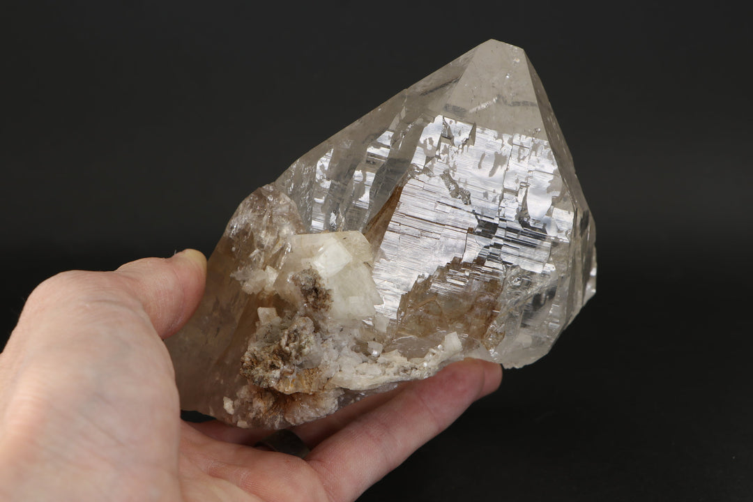 1.3kg Himalayan Quartz Crystal with Adularia TF2380RD