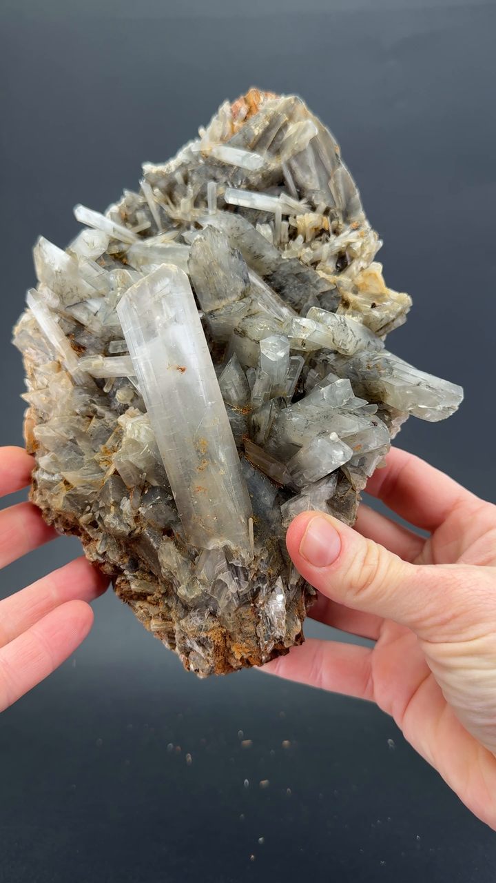 Gypsum Selenite Cluster from Tuscany, Italy TF2602