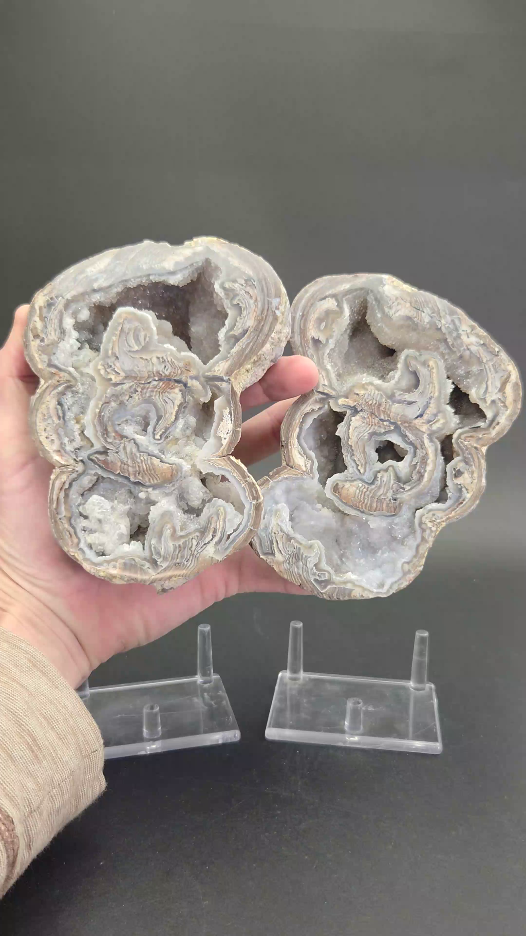 Matched Pair Dugway Geode TF2780