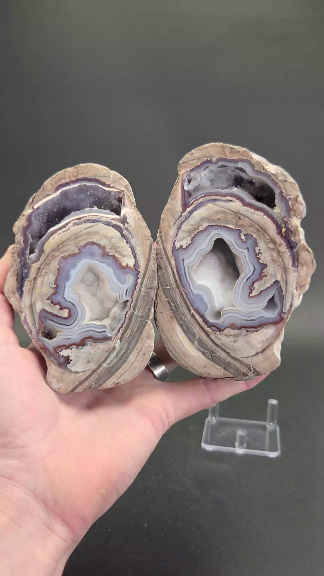 Matched Pair Dugway Geode TF2781