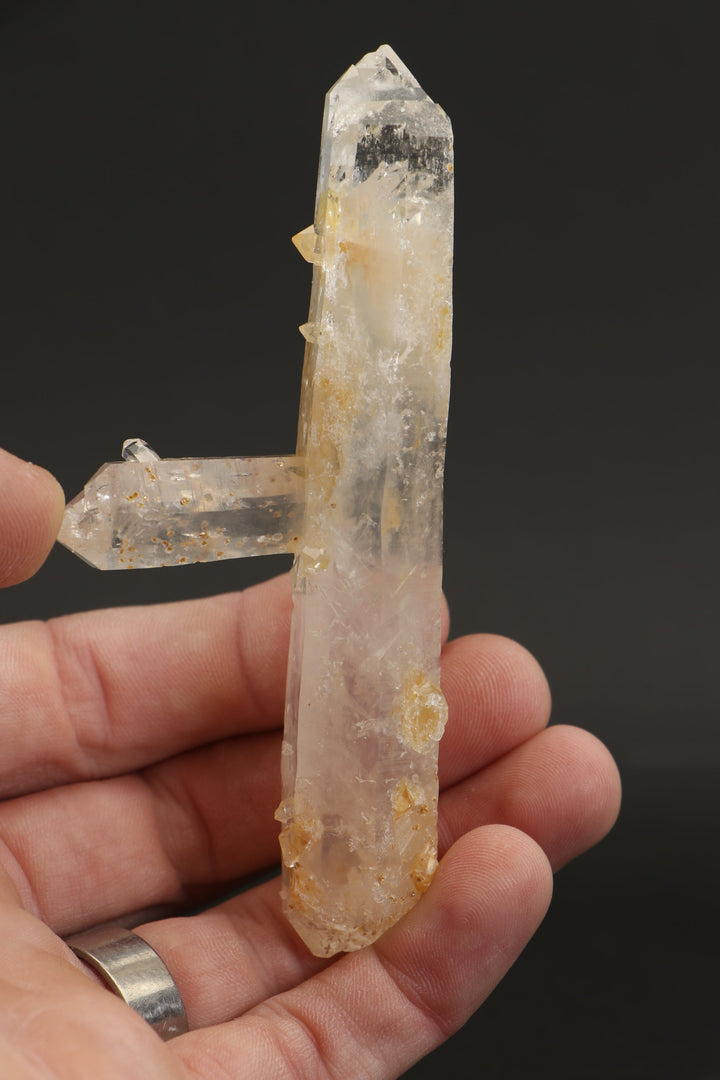 4.25" Double Terminated Blue Smoke Colombian Lemurian TF3128