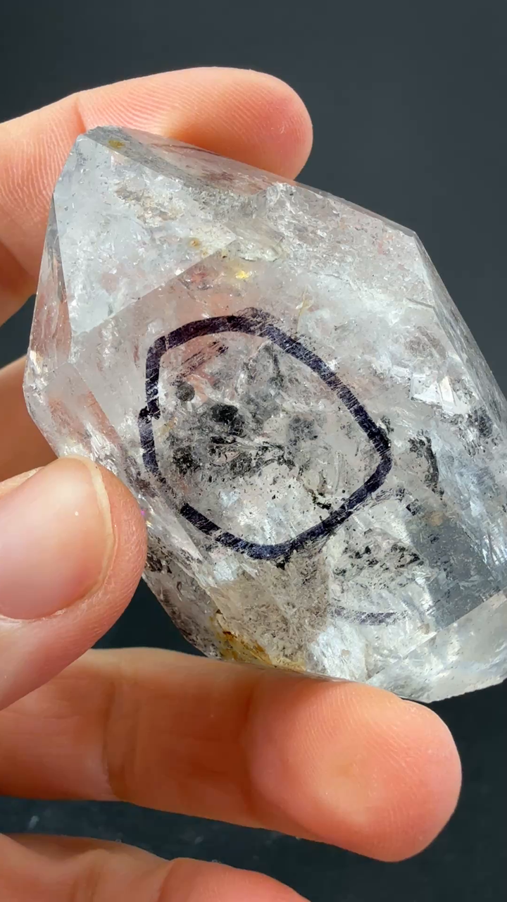Carbon Included Enhydro from Tibet TF3278
