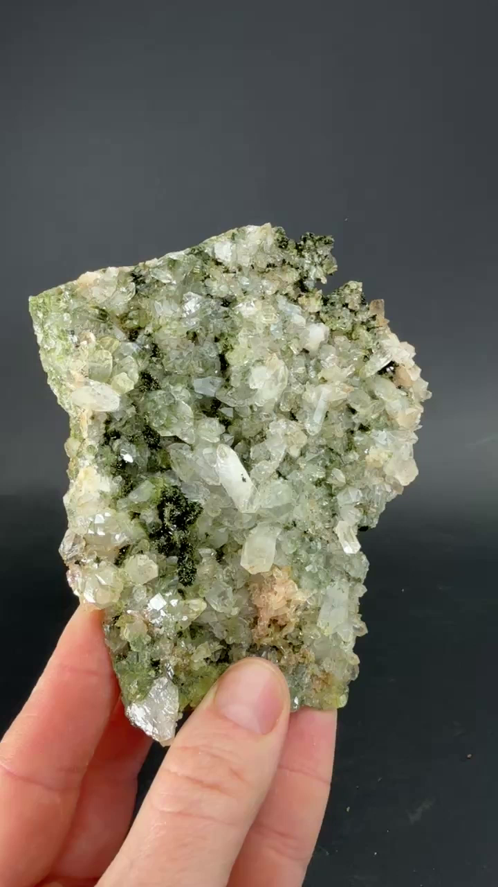 Quartz and Epidote Specimen from Turkey TF3337