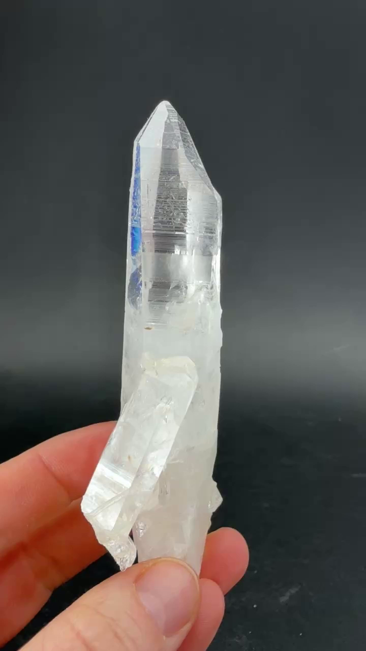 4" Colombian Lemurian Crystal TF3341