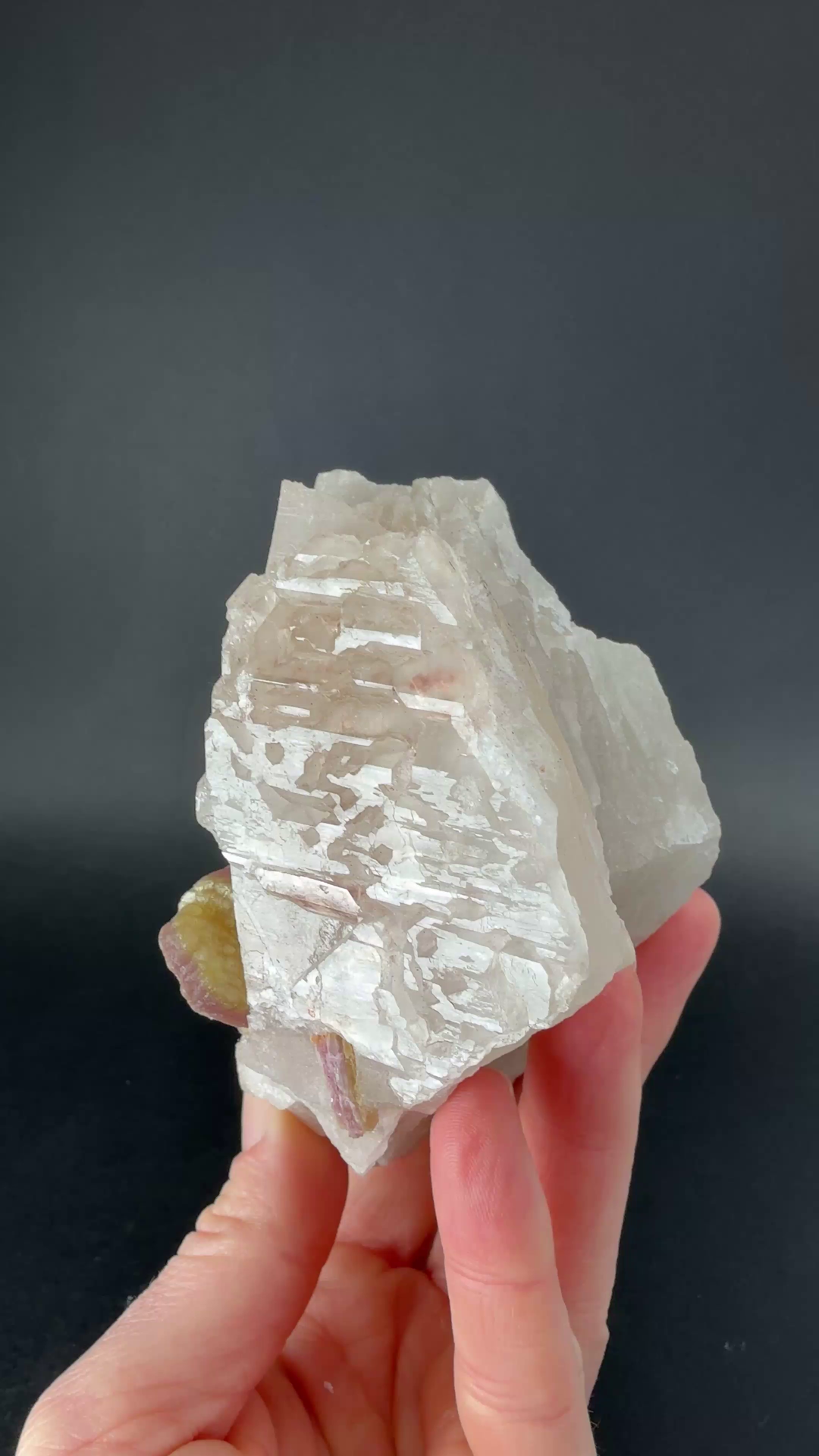 Lepidolite on Quartz TF495