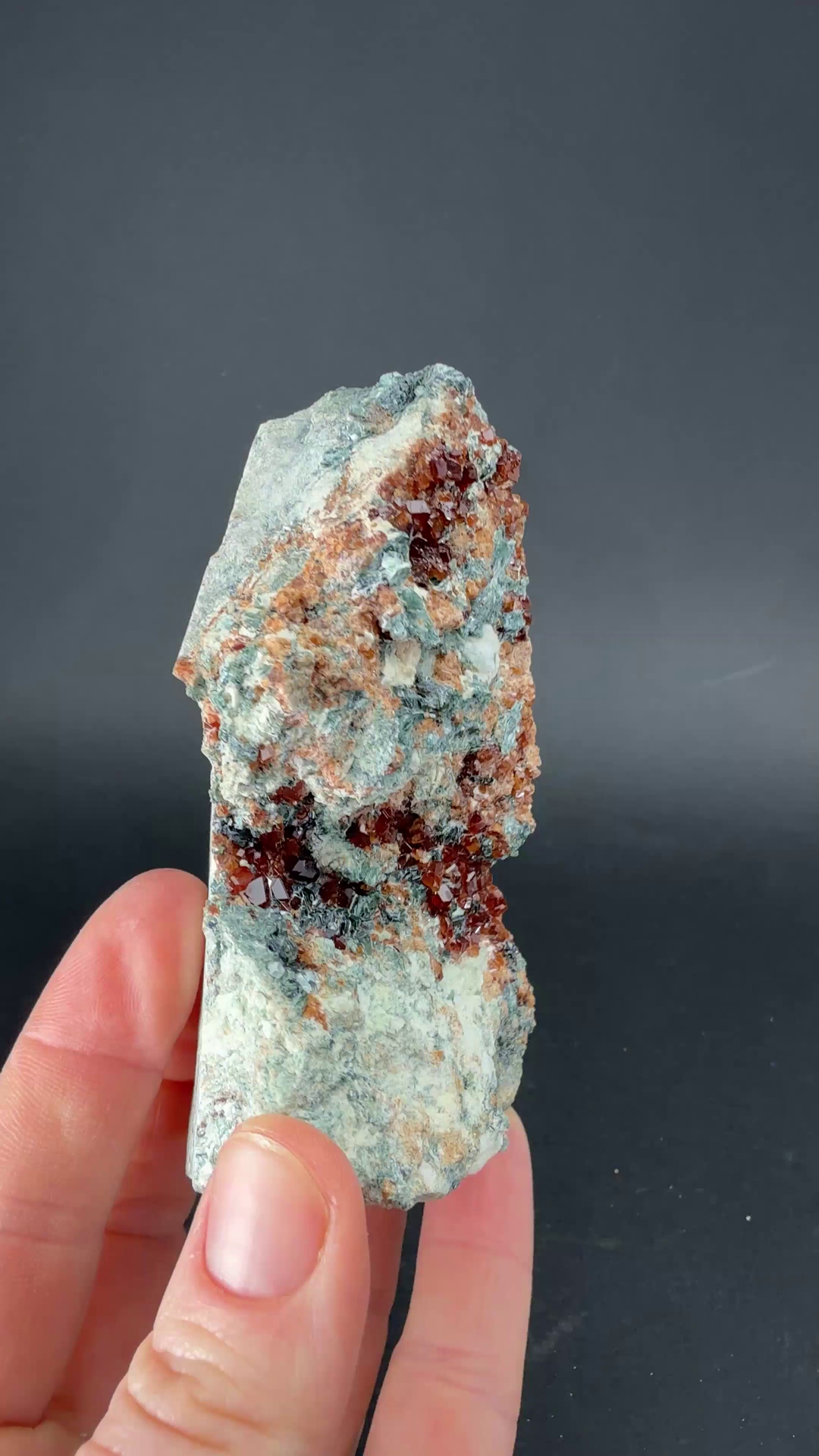 Hessonite Garnet with Clinochlore from Italy TF874