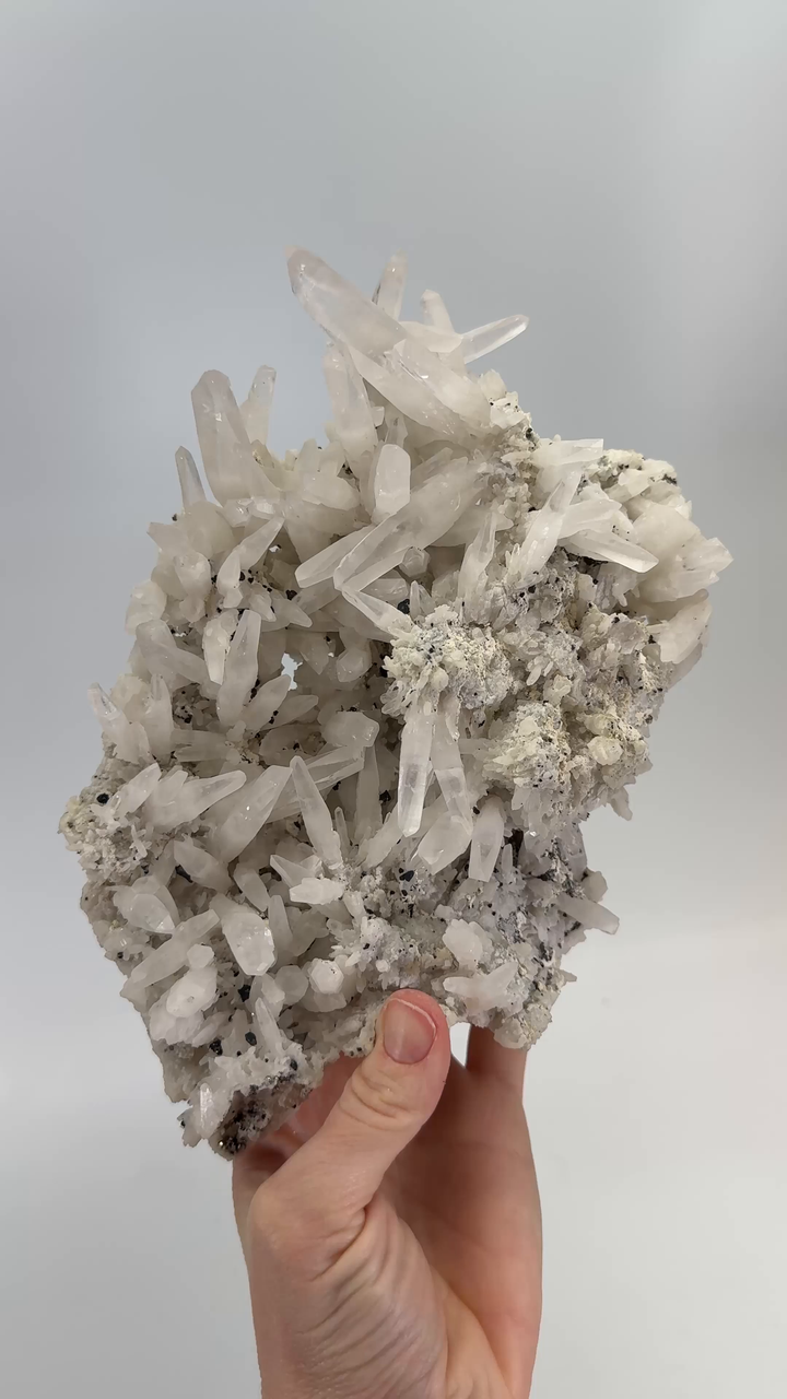 Large Quartz Cluster from Cavnic Mine, Romania TU1700