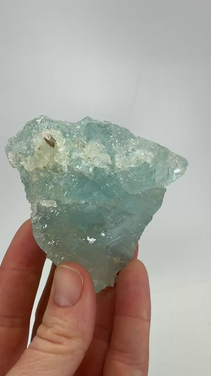 Etched Aquamarine Specimen from Brazil TU2142