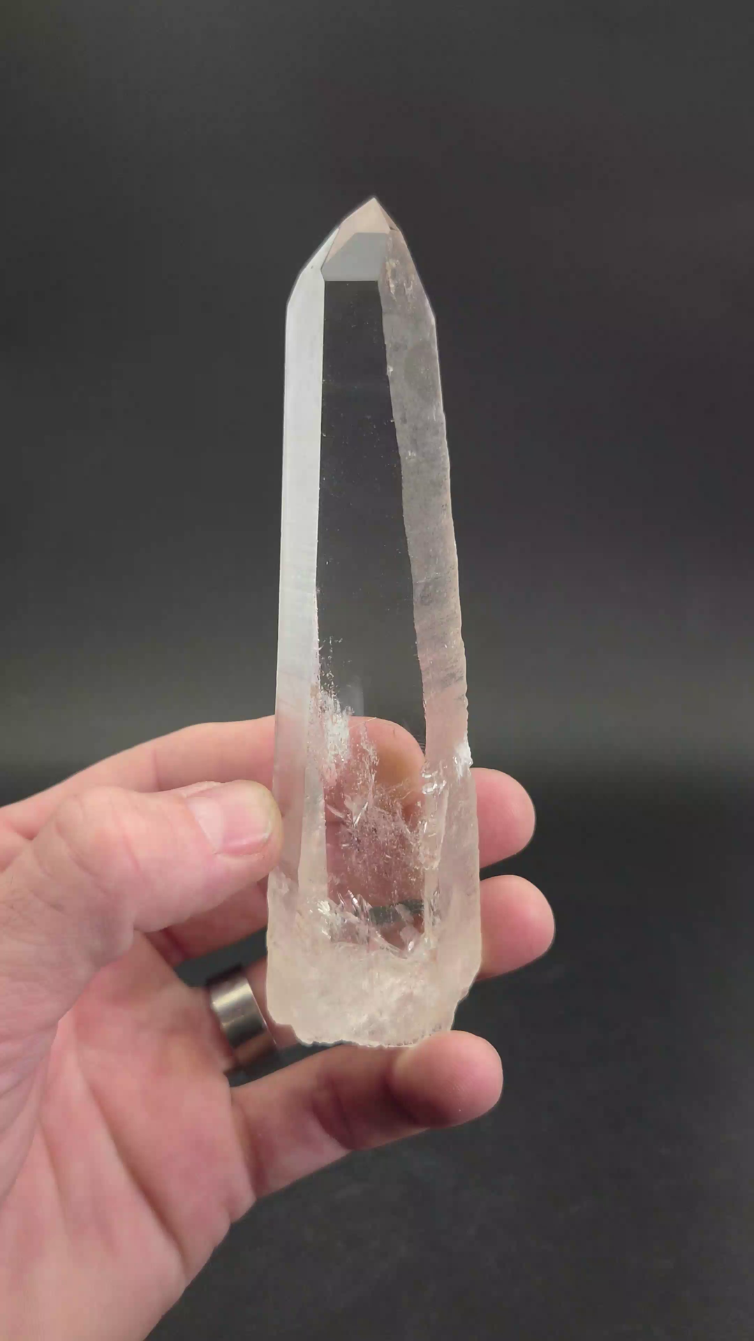 5.25" Lemurian Seed Crystal TV732