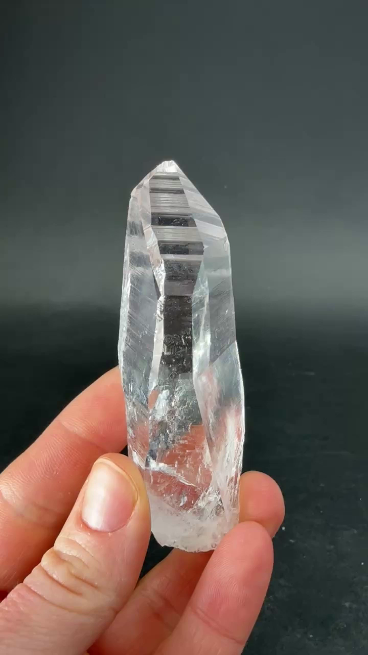 3" Self Healed Colombian Lemurian Crystal TW211