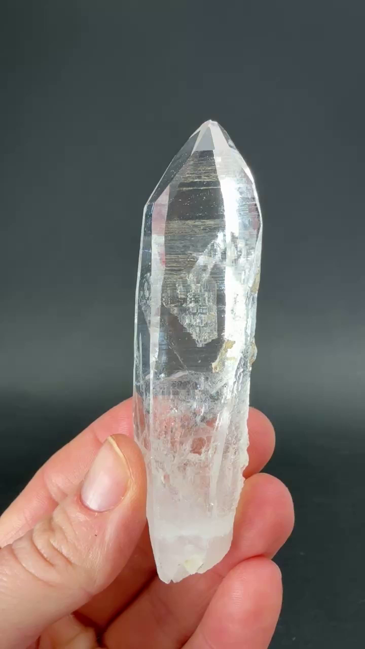 3.5" Colombian Lemurian Crystal TW219