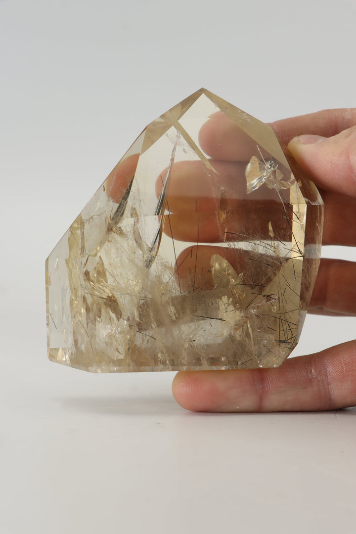 3.25" Citrine with Rutile Tower TW771