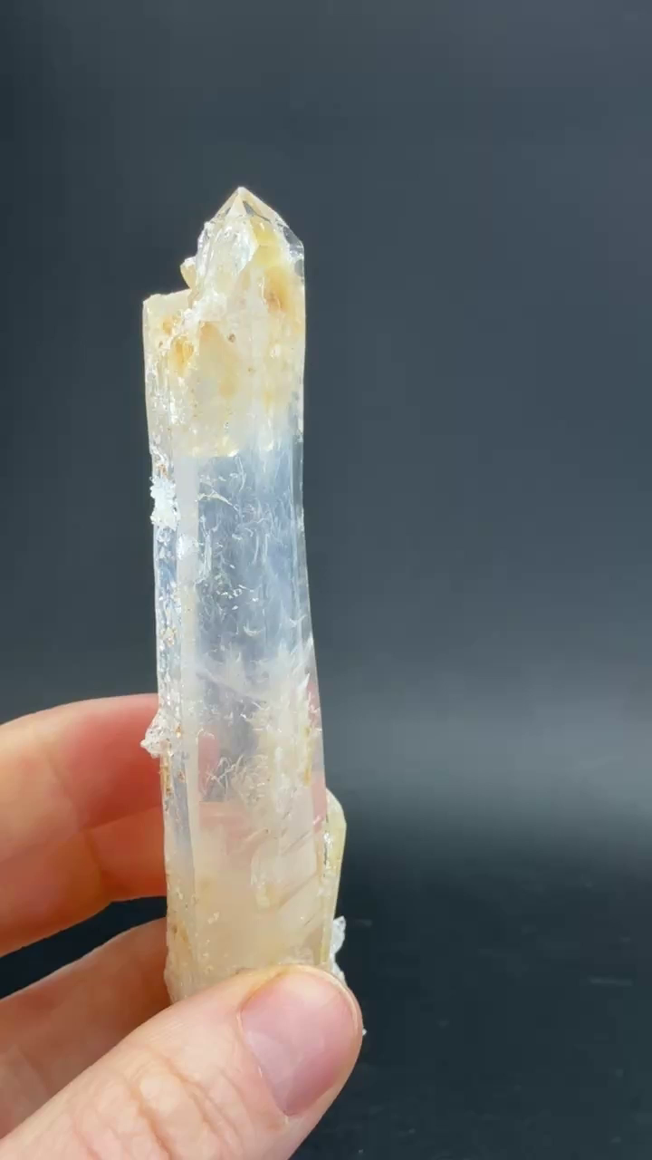 4.5" Double Terminated Blue Smoke Lemurian TW496