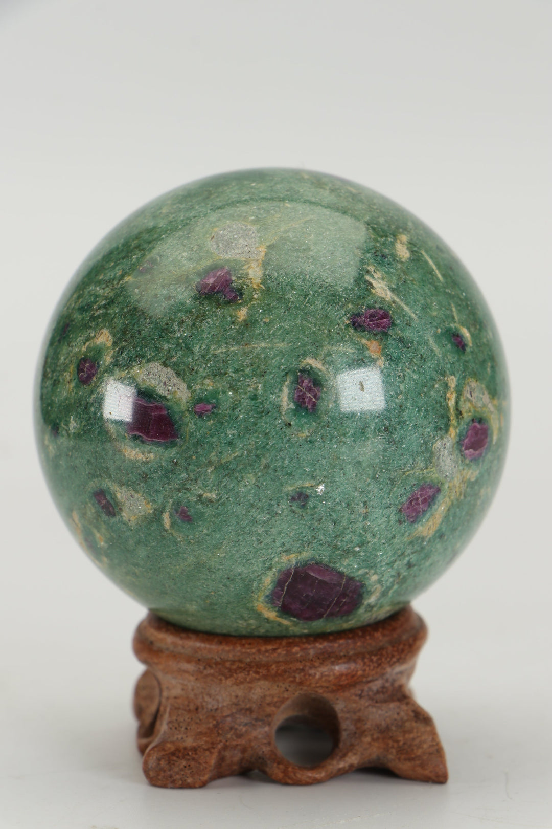 2.5" Ruby Fuchsite Sphere TF3206