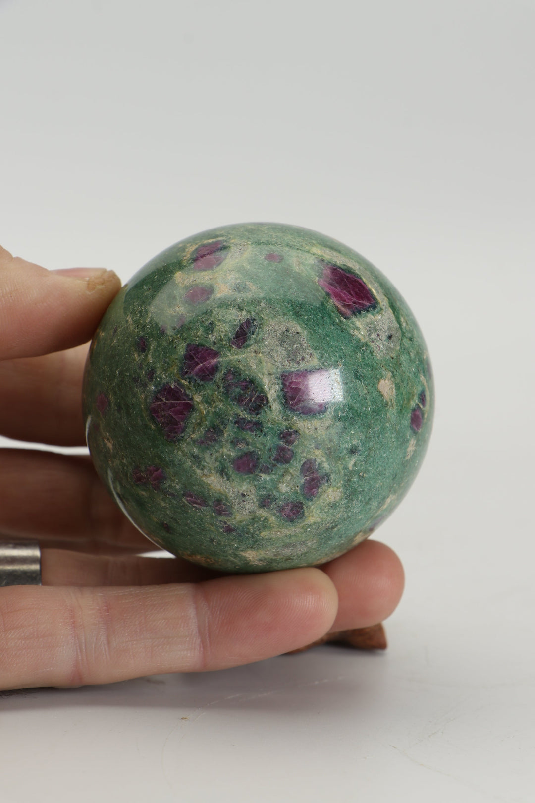 2.5" Ruby Fuchsite Sphere TF3206