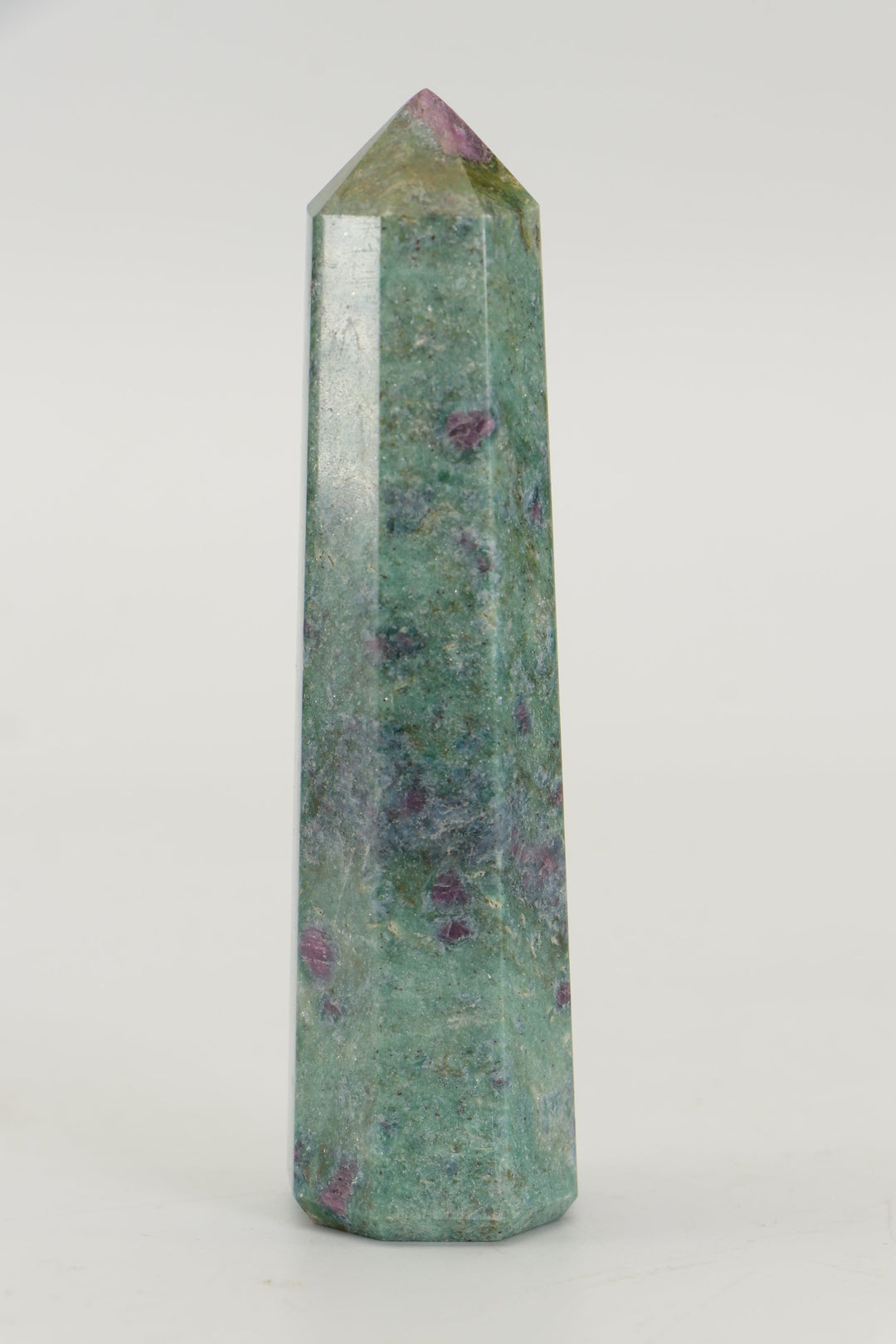 3.75" Ruby Fuchsite Tower TZ046