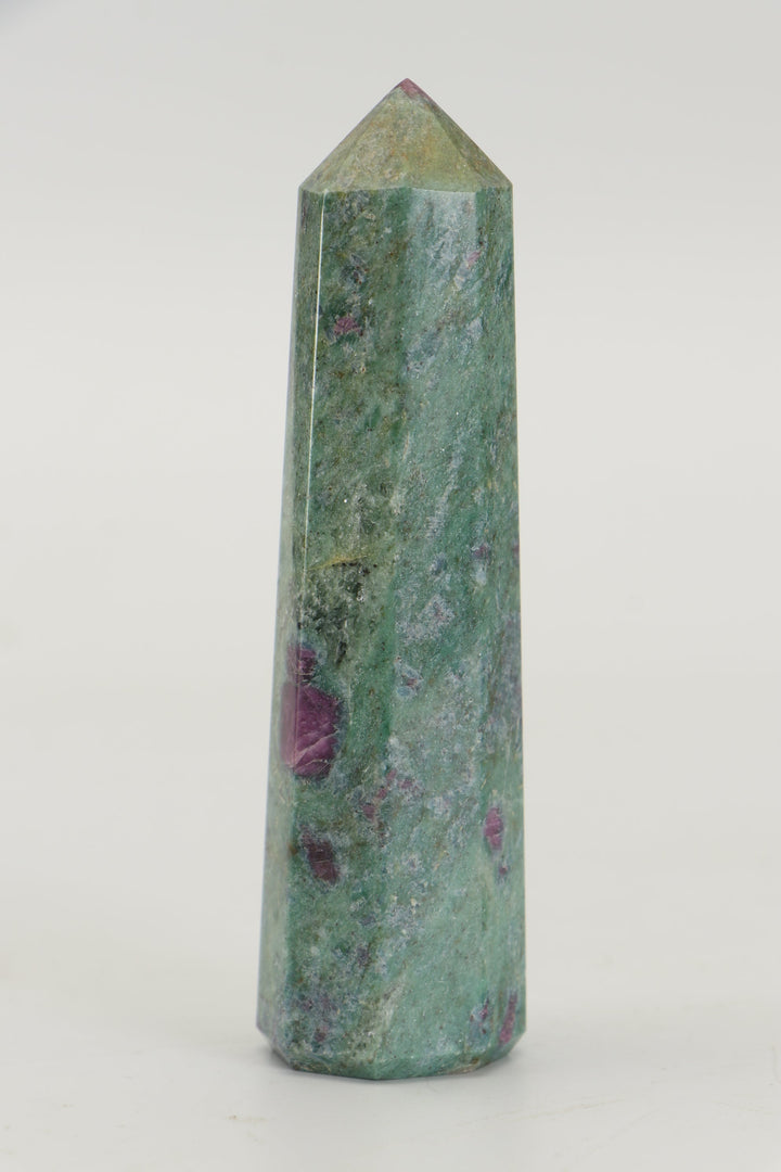 3.75" Ruby Fuchsite Tower TZ046