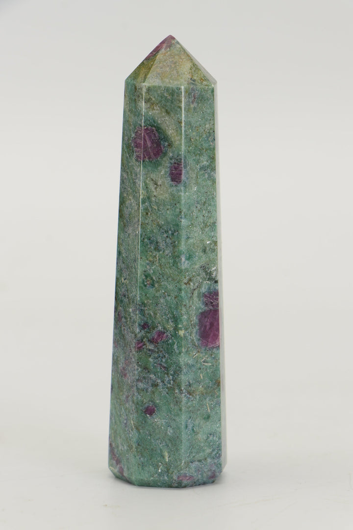 3.75" Ruby Fuchsite Tower TZ046