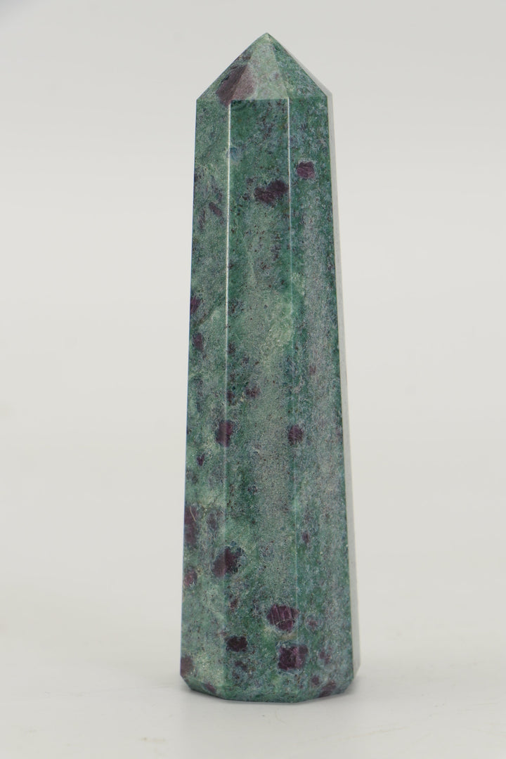 3.75" Ruby Fuchsite Tower TZ047