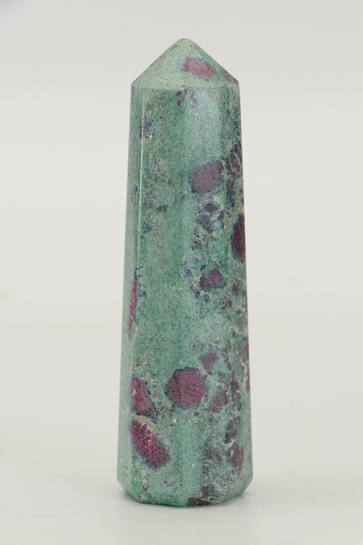 3.5" Ruby Fuchsite Tower TZ051