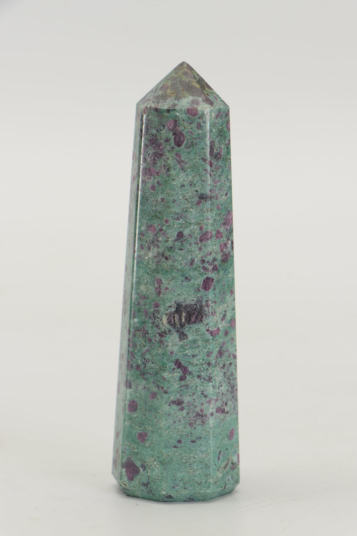 3.75" Ruby Fuchsite Tower TZ053