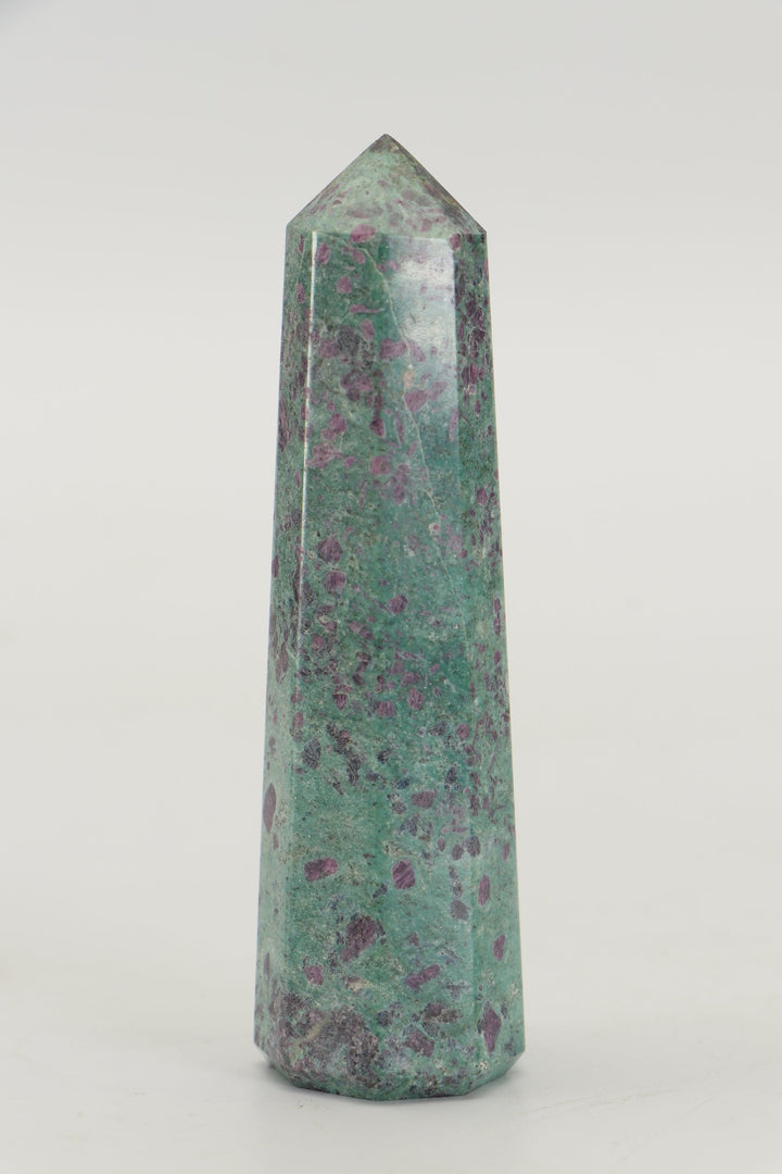 3.75" Ruby Fuchsite Tower TZ053