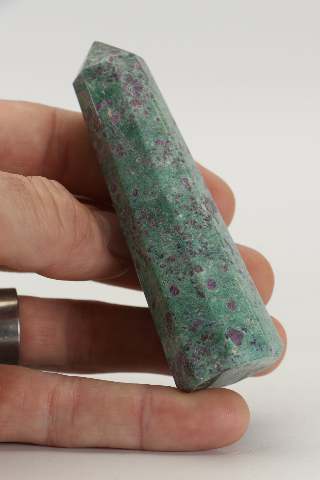 3.75" Ruby Fuchsite Tower TZ053