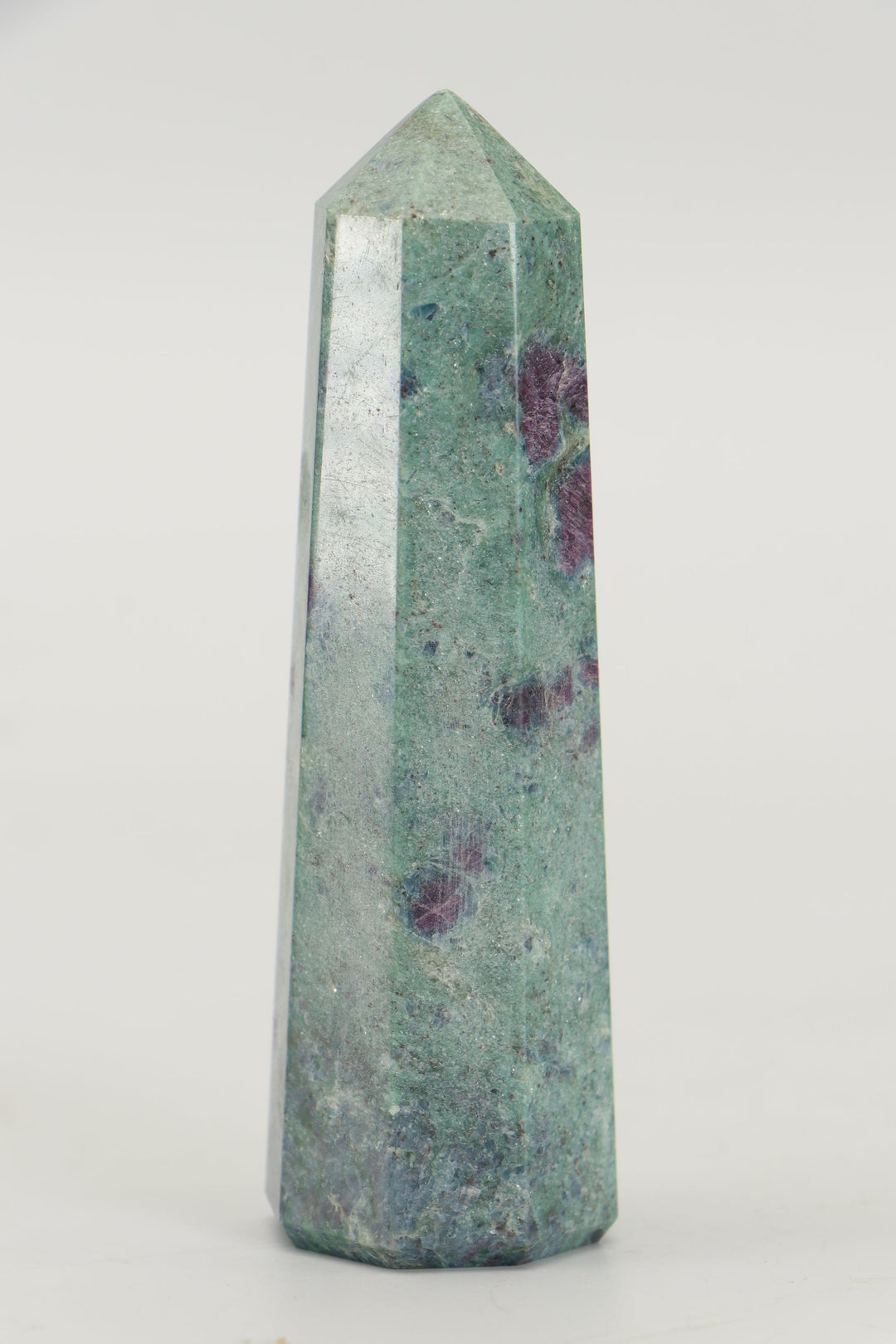 3.5" Ruby Fuchsite Tower TZ055